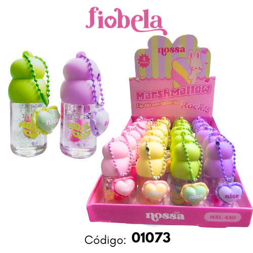 LIP OIL LLAVERO MARSHMALLOW - NOSSA