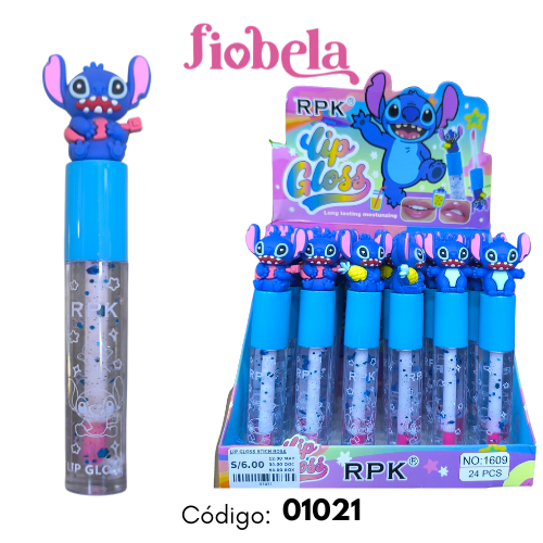 [01021 // 1609] LIP GLOSS STICH AZUL - RPK