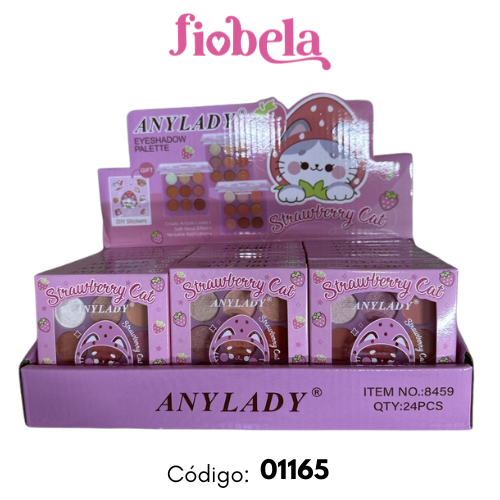 [01165 //8459] SOMBRA GATITO FRESA - ANYLADY B*24